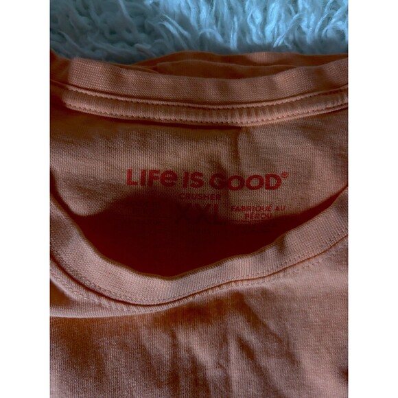 Lot of 4 LIFE iS GOOD TShirts M’s XXL Happy Hour Keep It Simple, W’s XXL & Pouch - Picture 3 of 13